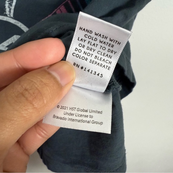 Anthropologie Daydreamer Letluv Elton John Glitter Graphic Tee Extra Small - Picture 5 of 6